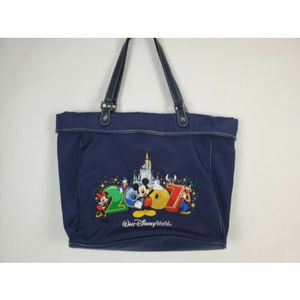 Walt Disney World WDW - 2007 Fab 4 & Stitch Embroidered Purse/Tote Large 18x12